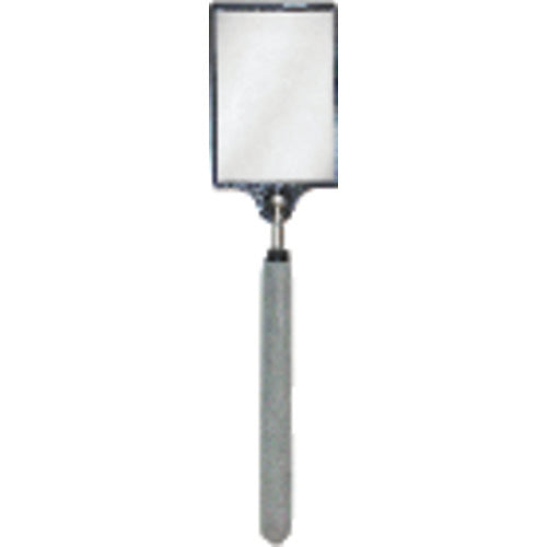 3 1/2″ × 2 1/2″ Size - Rectangular-32 3/4″ Extended Length - Telescoping Pocket Mirror - Apex Tool & Supply