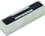 Multi-Purpose Two-Pole Ceramic Magnet - 1-1/4 x 4-1/2'' Bar; 75 lbs Holding Capacity - Apex Tool & Supply