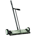 Mag-Mate - Permanent Ceramic Self Cleaning Magnetic floor and Shop sweeper. 24" wide - Apex Tool & Supply