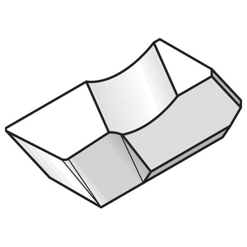 NG1094L TN6025 TOP NOTCH GROOVING INSERT - Apex Tool & Supply