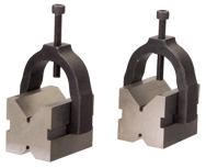 #VB2 - 1-1/4 x 1-1/4 x 1-5/8'' - V-Block & Clamp Set - Apex Tool & Supply