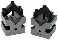 #NVB334 - 3 x 3 x 4"- Pair of V-Blocks & Clamps - Apex Tool & Supply