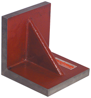 8 x 8 x 8" - Precision Ground Plain Angle Plate - Apex Tool & Supply