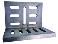 12 x 9 x 8" - Machined Open End Slotted Angle Plate - Apex Tool & Supply