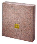 12 x 12 x 3" - Master Pink Five-Face Granite Master Square - AA Grade - Apex Tool & Supply