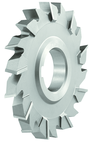 5 x 3/4 x 1-1/4 - HSS-T15 - Staggered Tooth Milling Cutter - 26T - TiAlN Coated - Apex Tool & Supply
