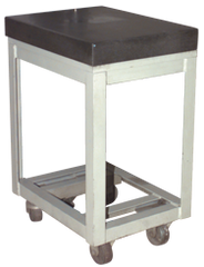 48 x 48" - Surface Plate Stand 0-Ledge with Leveling Screws - Apex Tool & Supply