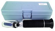 Refractometer with carring case 0-10 Brix Scale; includes case & sampler - Apex Tool & Supply