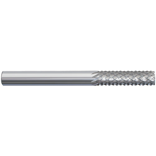 3/16 × 5/8 × 1/4 × 2 Solid Carbide Router - No End Cut - Apex Tool & Supply