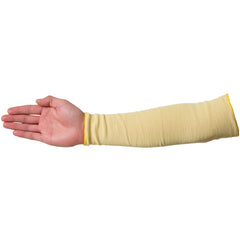 Arm Protection - Kevlar 16″ Standard Weight 2-Ply Knit Sleeve Kevlar Outer/Cotton Inner Without Thumb Hole - Apex Tool & Supply