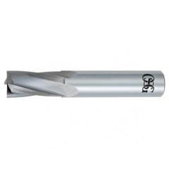 3/4" Dia. - 4" OAL - Bright CBD - Slow Spiral HP End Mill - 4 FL - Apex Tool & Supply