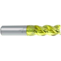 5/8 x 5/8 x 1-1/4 x 3-1/2 3 Flute Carbide End Mill-DLC - Apex Tool & Supply