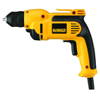 #DWD112 - 7.0 No Load Amps - 0 - 2500 RPM - 3/8'' Keyless Chuck - Corded Reversing Drill - Apex Tool & Supply