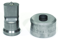 PDOB7/16X3/4; 7/16 x 3/4" Oblong Punch & Die Set - Apex Tool & Supply