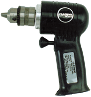 #FP3050 - 3/8'' Chuck Size - Non-Reversing - Air Powered Drill - Apex Tool & Supply
