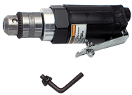 #FP3501 - 3/8'' Chuck Size - Straight - Non-Reversing - Air Powered Drill - Apex Tool & Supply