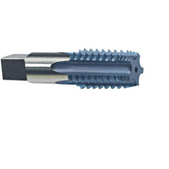 ‎1/8-27 NPT 4FL BLUE DIAMOND TREAT SPFL GRD THD TAPER PIPE TAPS 120GS (46801) 5856 - Exact Industrial Supply