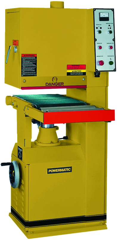 Model 1632 Open End Belt Sander, 5HP, 1Ph, 230V (1/4HP, 1Ph Feed Motor) - Apex Tool & Supply