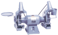 Bench Grinder-Deluxe - #1021WD; 10 x 1 x 7/8'' Wheel Size; 1.5HP; 3PH; 208-230/460V Motor - Apex Tool & Supply