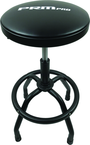 Shop Stool Heavy Duty- Air Adjustable with Round Foot Rest - Black - Apex Tool & Supply