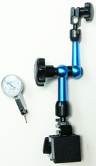 Central Lock Universal Mag Base with .030 .0005 Test Indicator in Case - Apex Tool & Supply