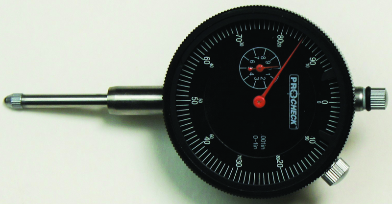 Central Lock Universal Mag Base with 0-1" .001 Indicator in Case - Apex Tool & Supply