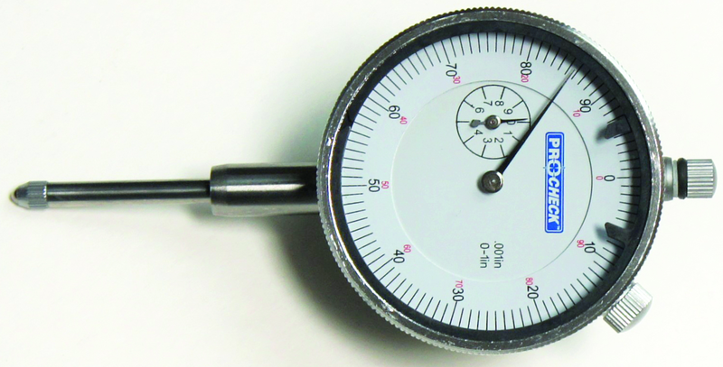 0-1" .001" Dial Indicator - White Face - Apex Tool & Supply