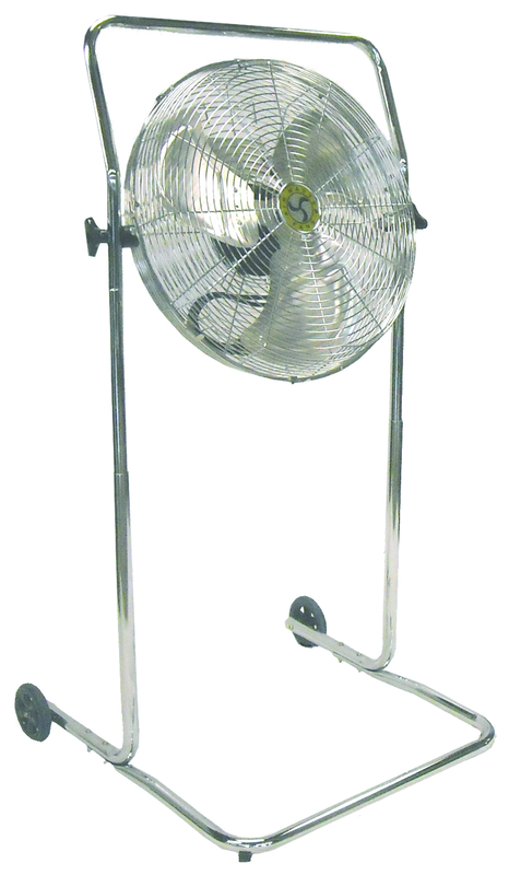 18" High Stand Commercial Pivot Fan - Apex Tool & Supply