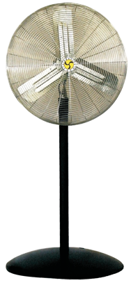 30" Adjustable Pedestal Commercial Fan - Apex Tool & Supply