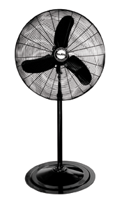 30" Pedestal Fan; 3-speed; 1/3 HP; 120V - Apex Tool & Supply