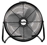 12 " Industrial Grade Floor Fans 3-speed; 1/25 HP; 120V - Apex Tool & Supply