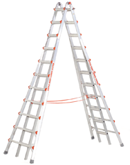 PS6510110 17' - Skyscraper-Aluminum Ladder - Apex Tool & Supply
