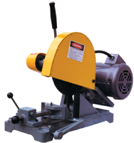 Abrasive Cut-Off Saw-Floor Swivel Vise - #K10S-1; Takes 10" x 5/8 Hole Wheel (Not Included); 3HP; 1PH Motor - Apex Tool & Supply