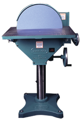 Heavy Duty Disc Sander-No Controls & NO Magnetic Starter - #20100 - 20'' Disc - 3HP; 3PH; 230V Motor - Apex Tool & Supply