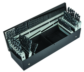 115 Pc. 3 in 1 (1/16" - 1/2" by 64ths / A-Z / 1-60) HSS Surface Treated Jobber Drill Set - Apex Tool & Supply
