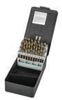 26 Pc. A - Z Letter Size Cobalt Bronze Oxide Screw Machine Drill Set - Apex Tool & Supply