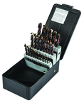 1/16 - 1/2" High Speed Steel Purple & Bronze Jobber Drill Set - Apex Tool & Supply
