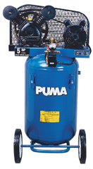 Portable Air Compressors - Model #PK2011VP; 11 Gallon /Vertical Tank; 2.8 cfm @ 90psi; 2HP; 1PH; 115V Motor; 113 lbs. - Apex Tool & Supply