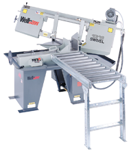 Horizontal Mitre Bandsaw - #1316S; 13 x 16'' Capacity; 3HP; 3PH; 208/230/460V Motor - Apex Tool & Supply