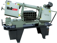 Horizontal Wet Bandsaw - #1318 - 13 x 18'' Capacity - 3 HP; 3PH; 220/440V Motor - Apex Tool & Supply