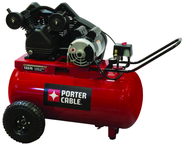 20 Gal. Single Stage Air Compressor, Horizontal, medium Duty Cast Iron - Apex Tool & Supply