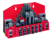 CK-12, Clamping Kit 52-pc with Tray for 5/8" T-slot - Apex Tool & Supply