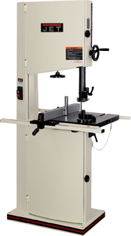 Woodworking Vertical Bandsaw-With Closed Base - #JWBS-14CS; 3/4HP; 1PH; 115/230V Motor - Apex Tool & Supply