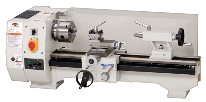 Bench Lathe - #M1016 9-3/4'' Swing; 21'' Between Centers; 3/4HP; 1PH; 110V Motor - Apex Tool & Supply