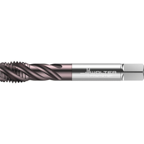 ‎1/2″-13 UNC 2B/3B 4 Flute HSS-E TiAlN Modified Bottoming Spiral Flute Tap