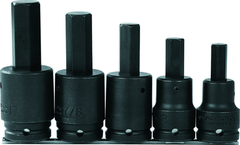 Proto® 3/4" Drive 5 Piece Impact Hex Bit Set - Apex Tool & Supply