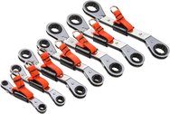 Proto® Tether-Ready 7 Piece Offset Double Box Reversible Ratcheting Metric Wrench Set - 6 & 12 Point - Apex Tool & Supply
