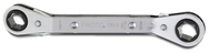 Proto® Offset Double Box Reversible Ratcheting Wrench 1/2" x 9/16" - 6 Point - Apex Tool & Supply