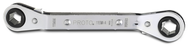 Proto® Offset Double Box Reversible Ratcheting Wrench 11 x 13 mm - 6 Point - Apex Tool & Supply