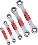 Proto® Tether-Ready 5 Piece Double Box Ratcheting Wrench Set - 6 & 12 Point - Apex Tool & Supply